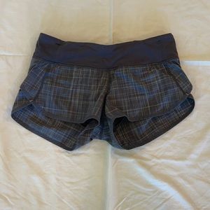 Lululemon Speed Up Low Rise Short.